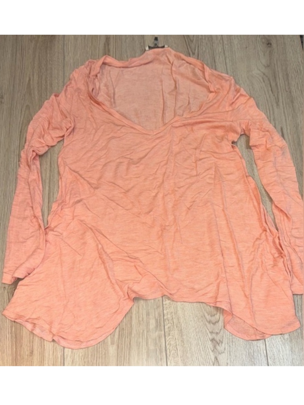 Bke Orange Long Sleeve Shirt Top